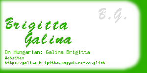 brigitta galina business card